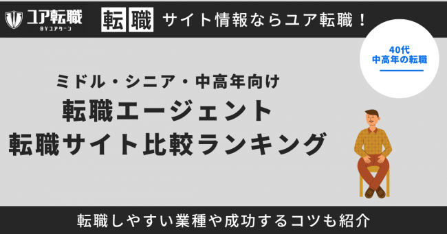 中高年 転職サイト おすすめ